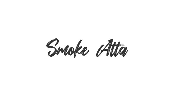 Smoke Attack font thumb